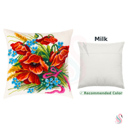 Needlepoint Pillow Kit "Flower arrangement"