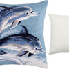 Needlepoint Pillow Kit "Dolphins"