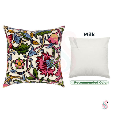 Needlepoint Pillow Kit "Lodden. Carnations"
