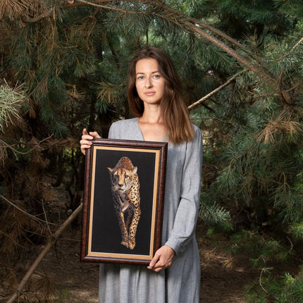 DIY Counted Cross Stitch Kit "On hunting"