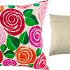 Needlepoint Pillow Kit "Décor of Roses"