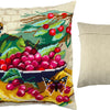 Needlepoint Pillow Kit "Sparrow and Cherries"