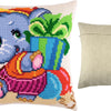 Cross Stitch Pillow Kit "Little Elephant"