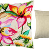 Needlepoint Pillow Kit "Lilies in Watercolor"