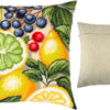 Needlepoint Pillow Kit "Fruit fiesta"