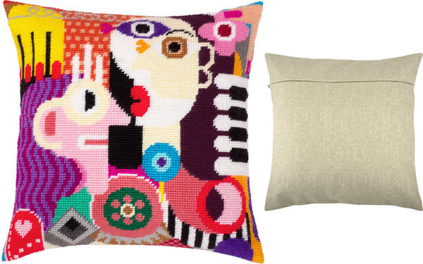 Needlepoint Pillow Kit 