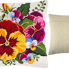 Needlepoint Pillow Kit "Violas"