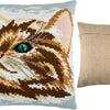 Cross Stitch Pillow Kit "Cat"