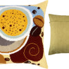 Needlepoint Pillow Kit "Morning coffee"