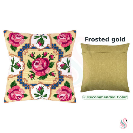 Needlepoint Pillow Kit "Roses"