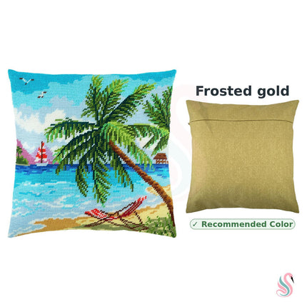 Needlepoint Pillow Kit "Seychelles"