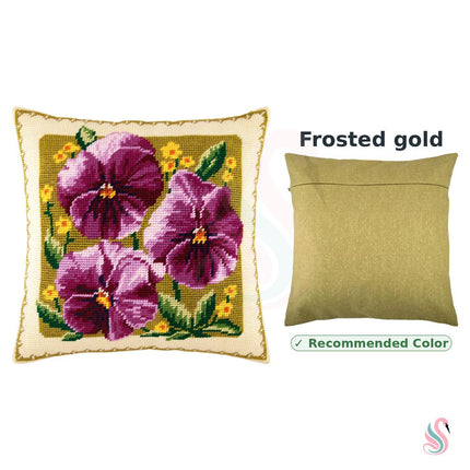 Needlepoint Pillow Kit "Viola"