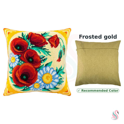 Needlepoint Pillow Kit "Bouquet of Wildflower"