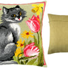 Needlepoint Pillow Kit "Kitty"