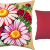 Needlepoint Pillow Kit "Michaelmas daisies"