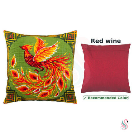 Needlepoint Pillow Kit "Chinese Bird"