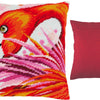 Needlepoint Pillow Kit "Flamingo"