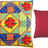 Needlepoint Pillow Kit "Flowers"