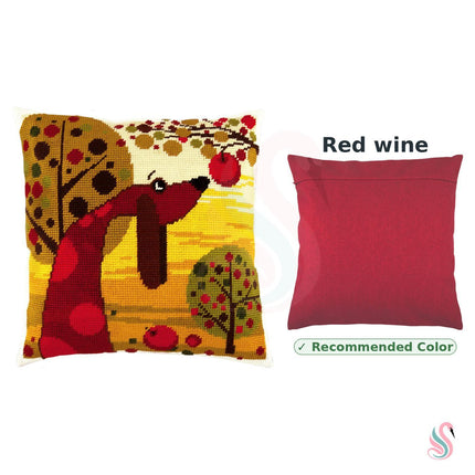Needlepoint Pillow Kit "Dachshund"
