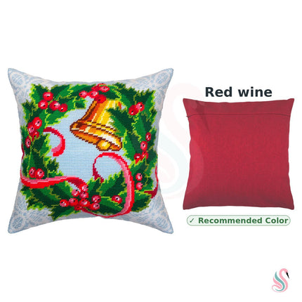 Needlepoint Pillow Kit "Advent Wreath"