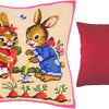 Needlepoint Pillow Kit "Rabbits the Farmers"