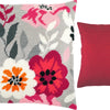 Needlepoint Pillow Kit "Pink Flowers"