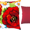 Cross Stitch Pillow Kit "Poppies with daisies"