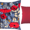 Needlepoint Pillow Kit "Poppies in the Evening"