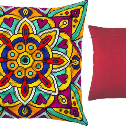 Needlepoint Pillow Kit "Mandala"