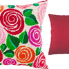 Needlepoint Pillow Kit "Décor of Roses"