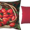 Needlepoint Pillow Kit "Strawberries in a Wicker Basket"