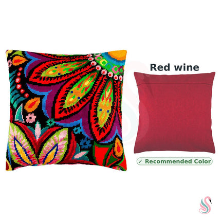 Needlepoint Pillow Kit "Maharaja"
