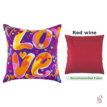 Needlepoint Pillow Kit "Love"