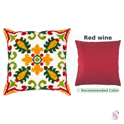Needlepoint Pillow Kit "Celtic motifs. Summer"