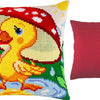 Cross Stitch Pillow Kit "Duckling"