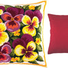 Needlepoint Pillow Kit "Violas"