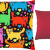 Needlepoint Pillow Kit "Puzzle of Cats"