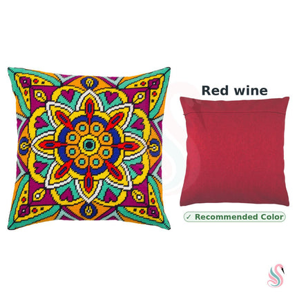 Needlepoint Pillow Kit "Mandala"