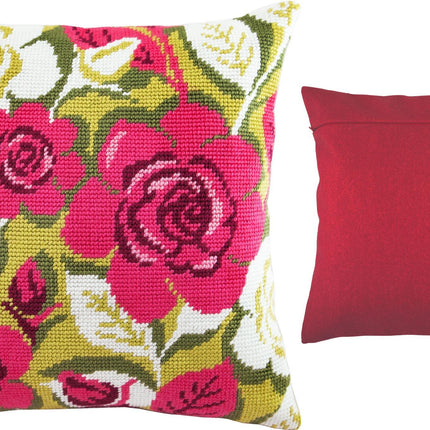 Needlepoint Pillow Kit "Roses"