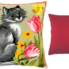 Needlepoint Pillow Kit "Kitty"