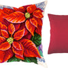 Needlepoint Pillow Kit "Poinsettia"