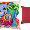 Cross Stitch Pillow Kit "Little Elephant"