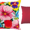 Needlepoint Pillow Kit "Flower Bed"