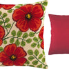 Needlepoint Pillow Kit "Red Flowers"