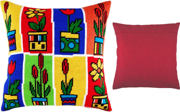 Needlepoint Pillow Kit 