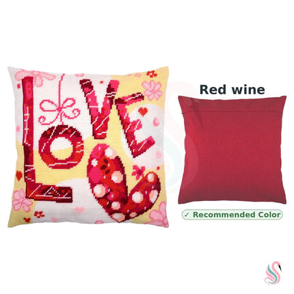 Needlepoint Pillow Kit "Love"