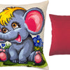 Needlepoint Pillow Kit "Funny Elephant"
