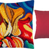 Cross Stitch Pillow Kit "Gouache"