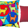 Needlepoint Pillow Kit "Kaleidoscope of Cats"