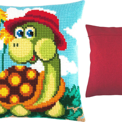 Cross Stitch Pillow Kit "Turtle"